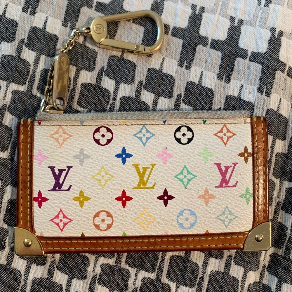 FUC Louis Vuitton keychain colorful monogram
